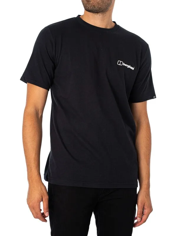 Berghaus Mountain Art T-Shirt - Black