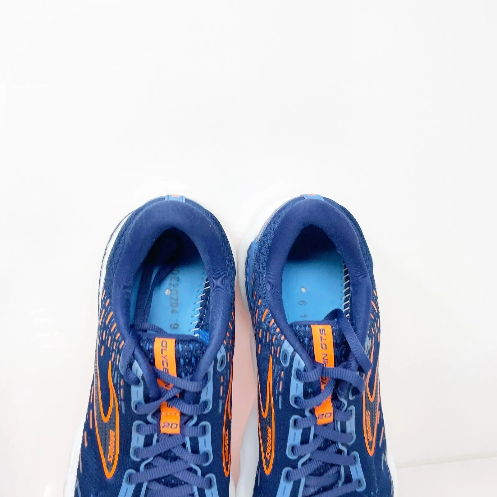 Brooks Mens Glycerin GTS 20 1103831D444 Blue Running Shoes Sneakers Size 9.5 D