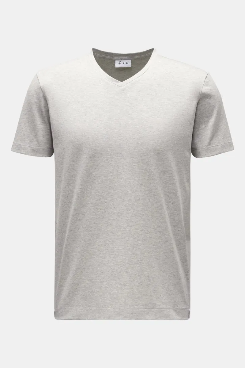 FTC V-neck T-shirt grey