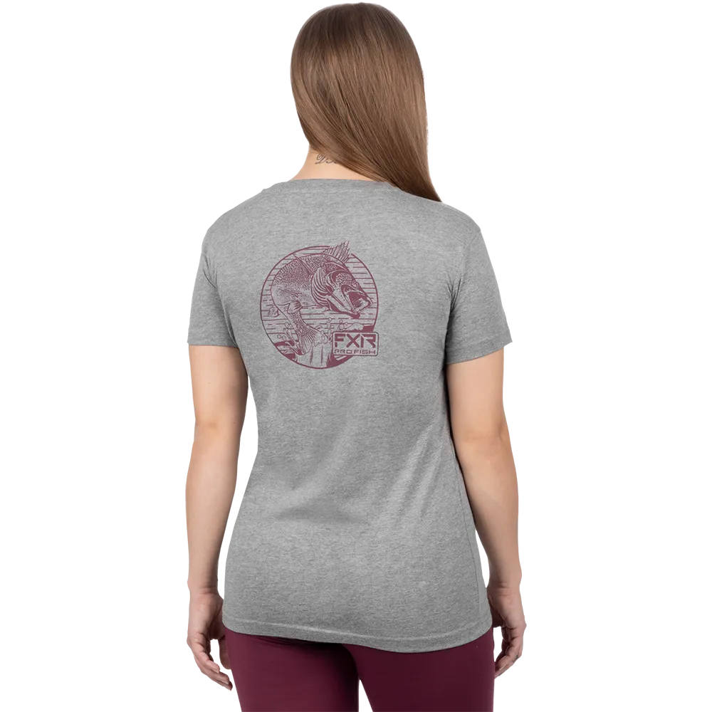 FXR WOMEN'S WALLEYE PREMIUM T-SHIRT (2025)