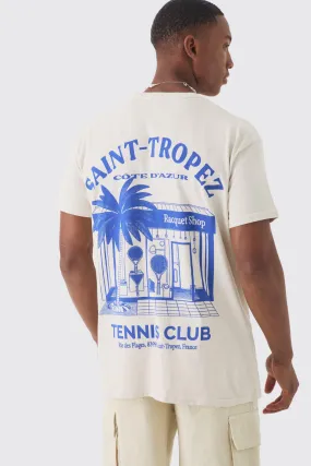 Oversized Saint Tropez Graphic T-Shirt