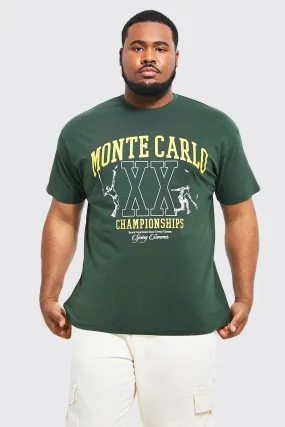Plus Varsity Baseball Print T-shirt