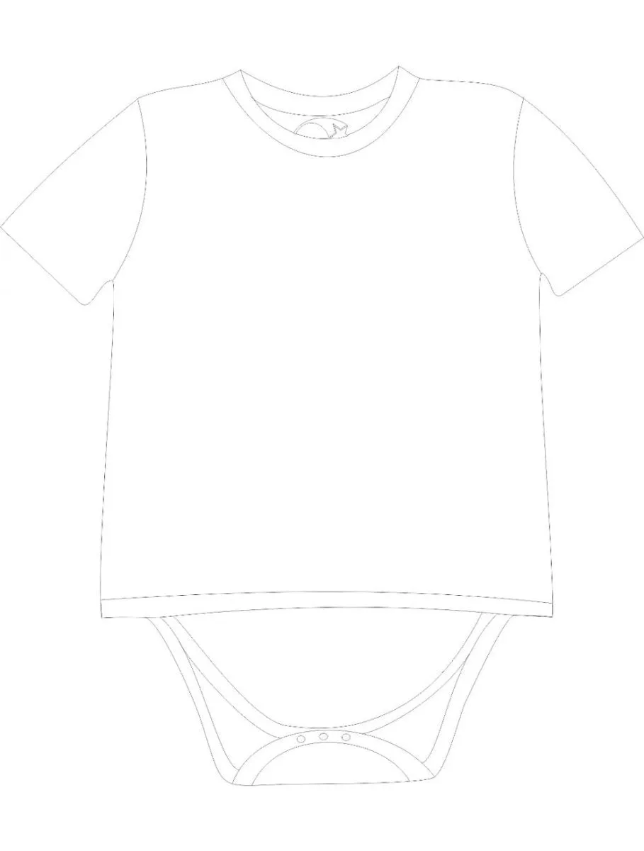 R137 Loose T-shirt With Poppers (Adults)