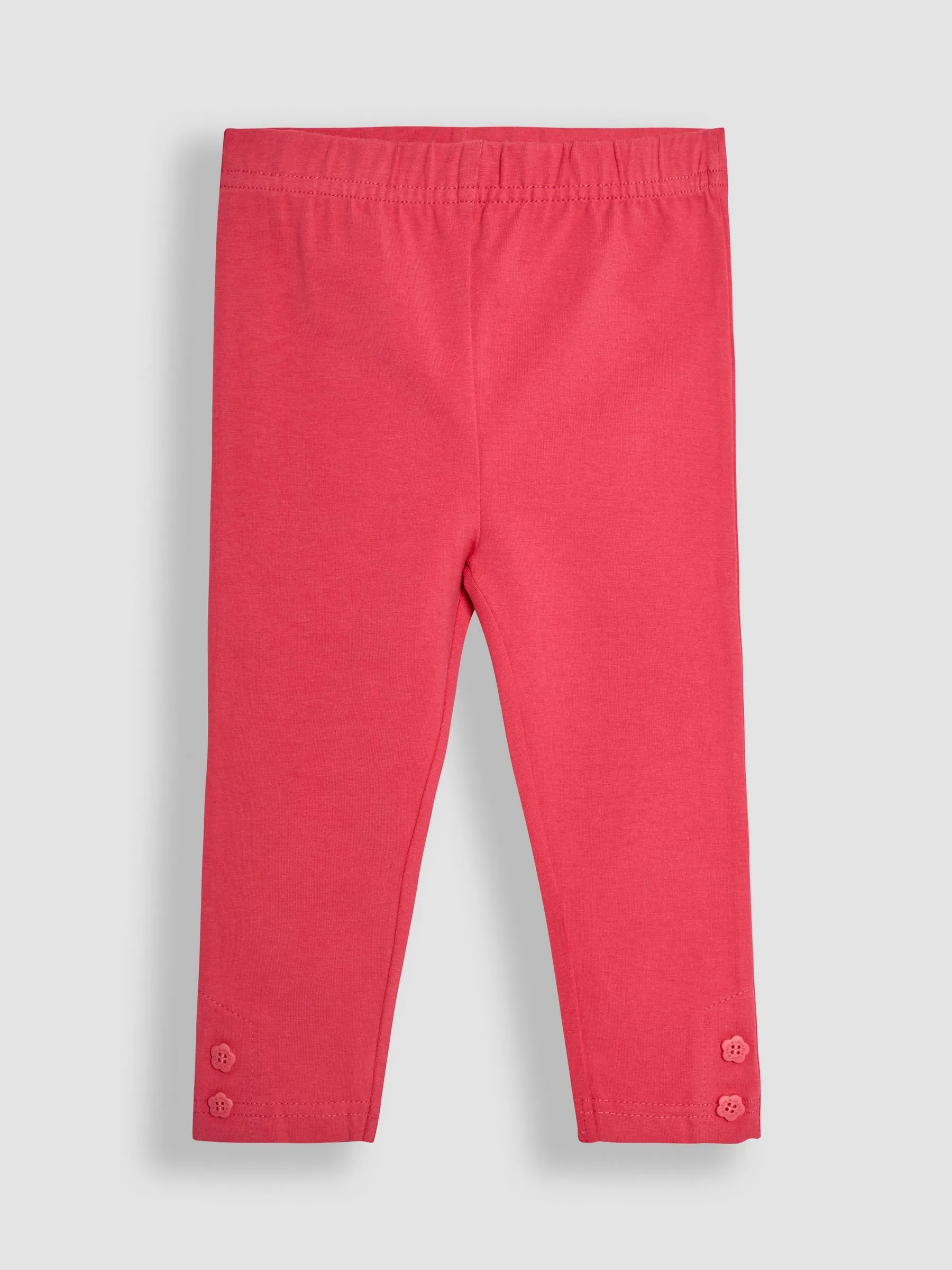 Raspberry Pink Mouse & Fruit Floral 2-Pack Autumn Ditsy Floral Leggings