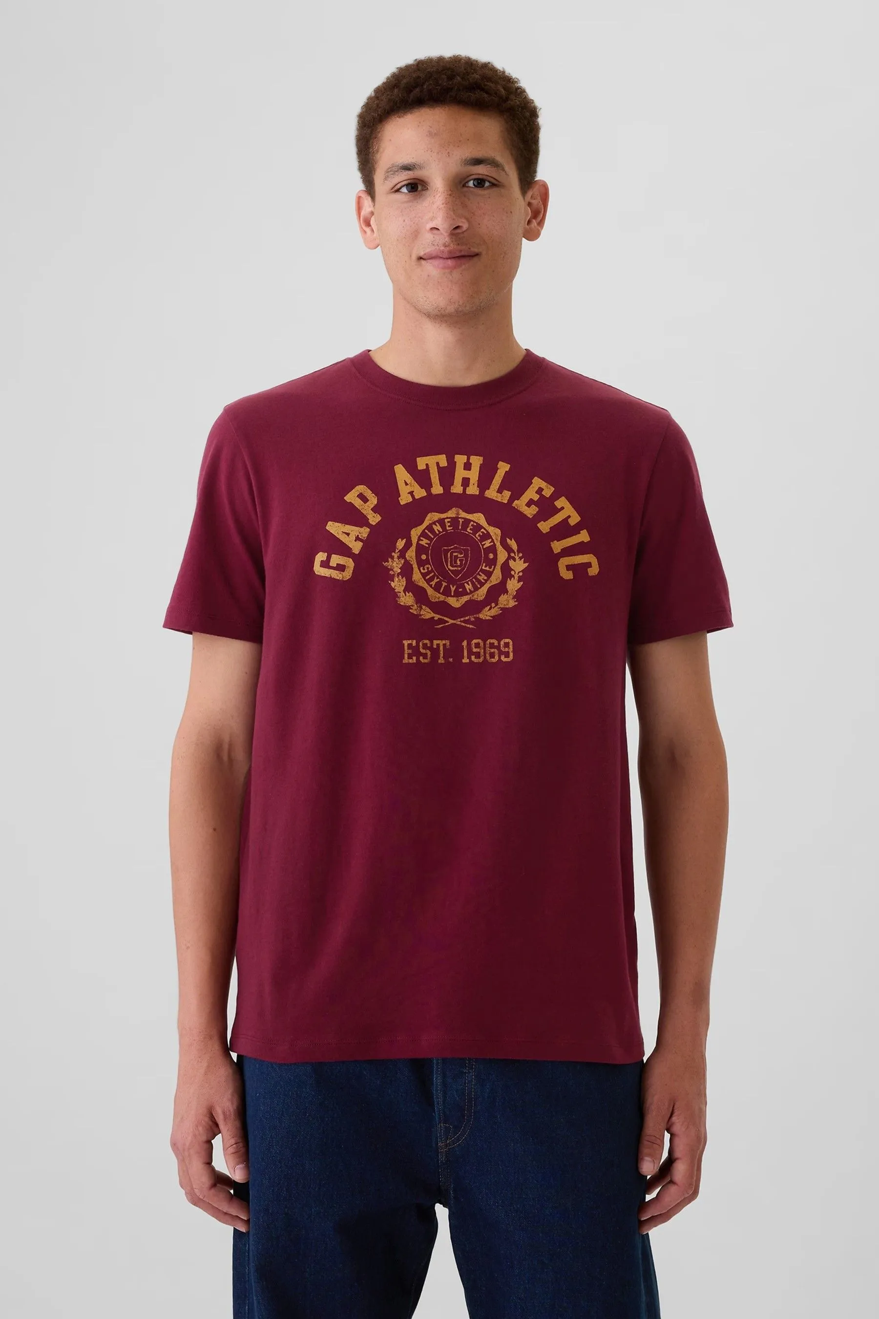 Red Everyday Soft Graphic T-Shirt