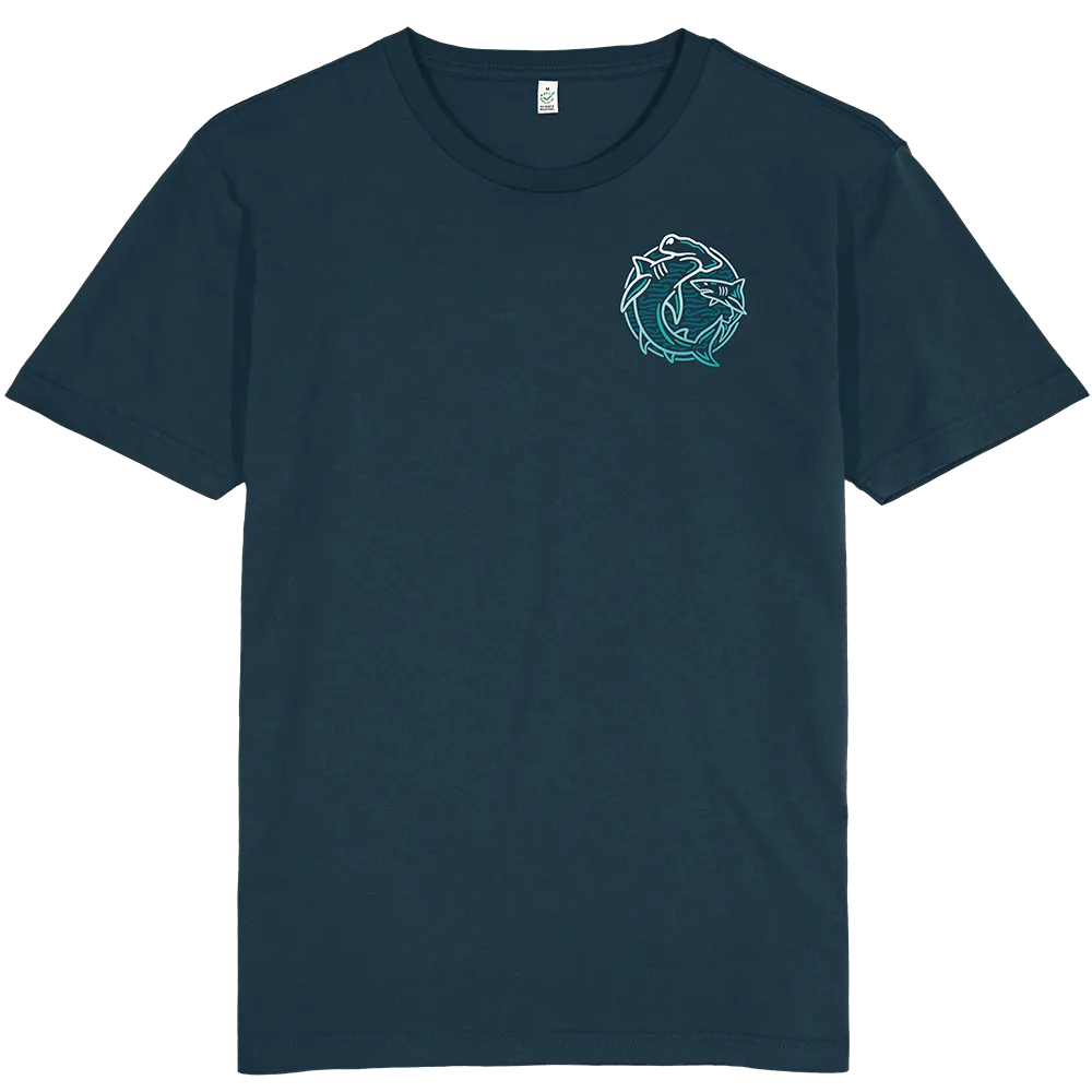 Shark Scene T-shirt / Pocket Print
