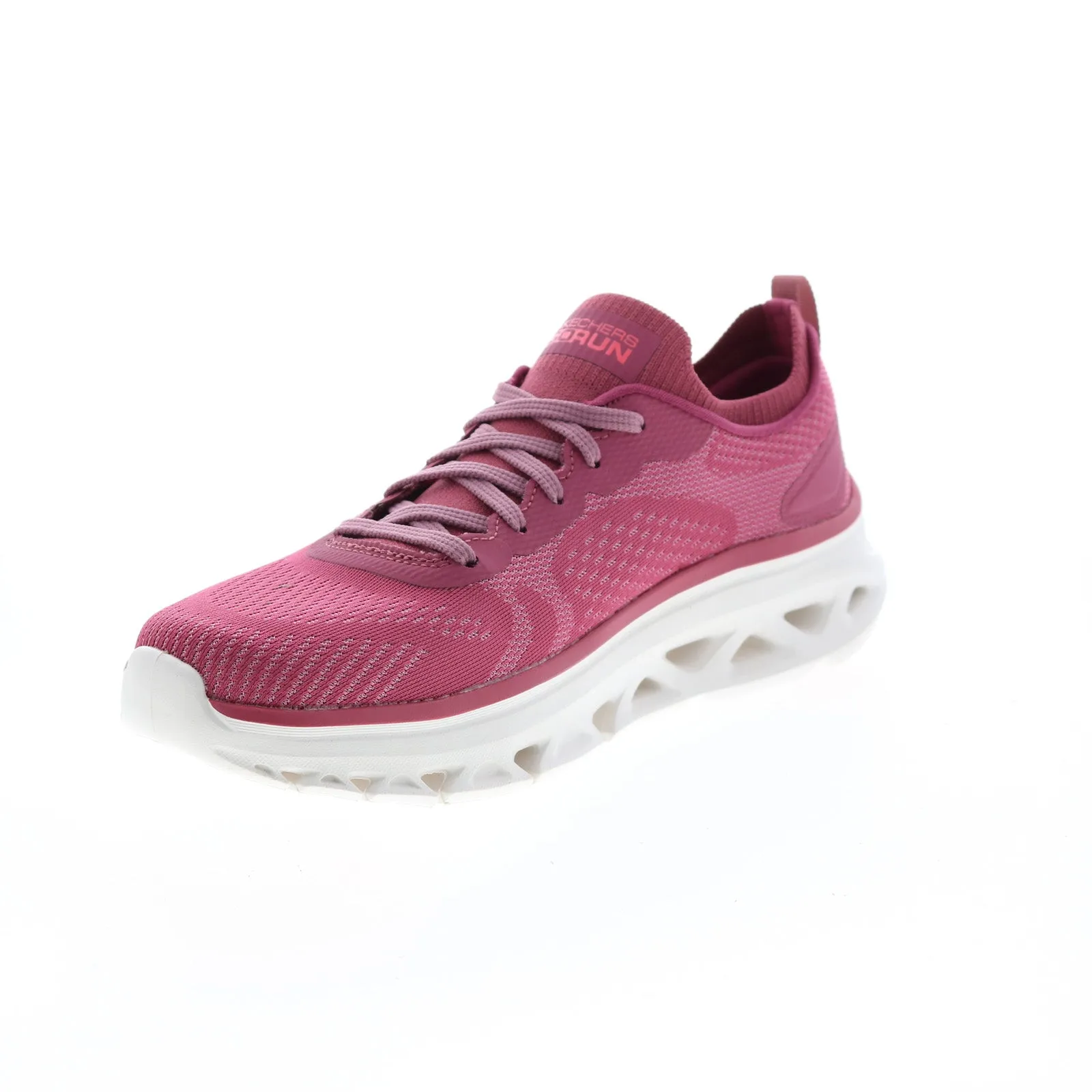 Skechers Go Run Glide Step Flex Skylar Womens Red Athletic Running Shoes