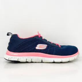 Skechers Womens Flex Appeal Sweet Spot 11729 Blue Running Shoes Sneakers Size 7