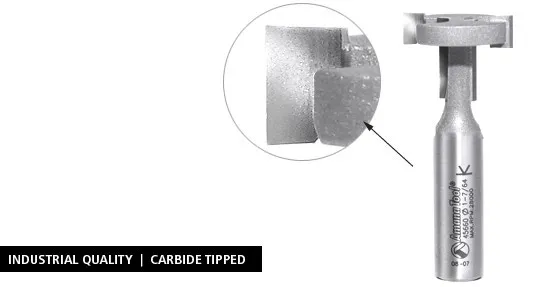 T-Slot Router Bits - Square Edges